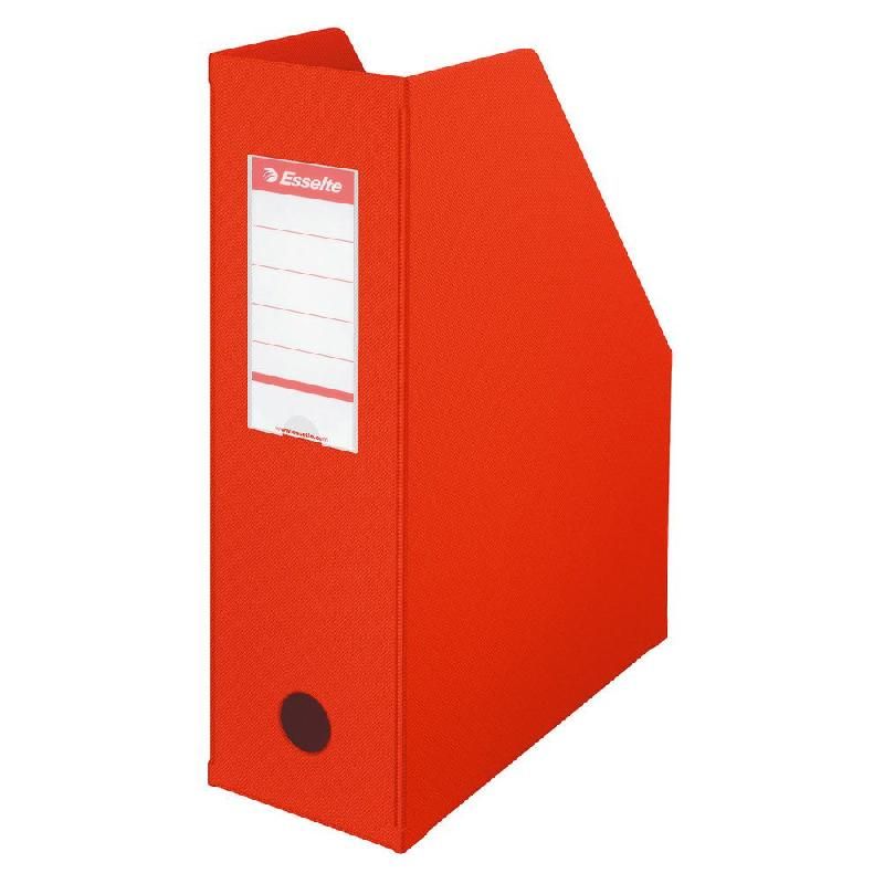 ESSELTE PORTE-REVUES CONFORT CLASS DOS 10CM ROUGE (PRIX À L'UNITÉ)