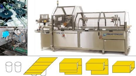 Etuyeuse horizontale ETW200 - mise sous fourreau en carton compact - cadence 20 à 160 coups/min - châssis inox_0