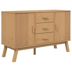 Helloshop26 - Buffet bahut commode armoire meuble de rangement organisateur cuisine salle de séjour salon 114 x 43 x 73,5 cm bois 02_0036181 - 300021_0