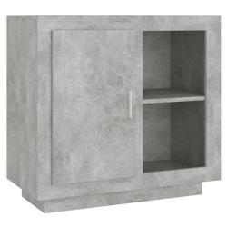 Helloshop26 - Buffet bahut commode armoire meuble de rangement organisateur cuisine salle de séjour salon 80 x 40 x 75 cm gris 02_0032106 - 300021053_0