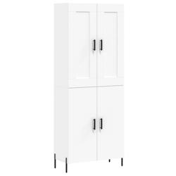 Helloshop26 - Buffet bahut commode armoire meuble de rangement organisateur cuisine salle de séjour salon haut 69,5 x 34 x 180 cm 02_0032537 - 300021_0