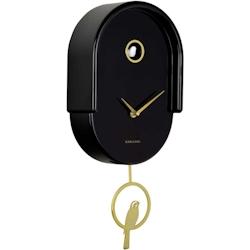 Horloge murale en ABS Tweet noir Karlsson - noir 8714302770487_0