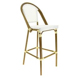 Ligne chr biarritz chaise haute - ecru - blanc métal MCH-700178-ECRU_0