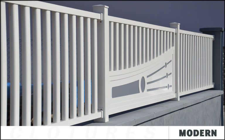 Modern - Clôture en aluminium personnalisable - Bredok_0