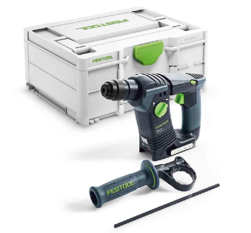 Perforateur sds plus 18v bhc 18-basic (sans batterie ni chargeur) + coffret systainer sys3 - FESTOOL - 577600 - 826204_0