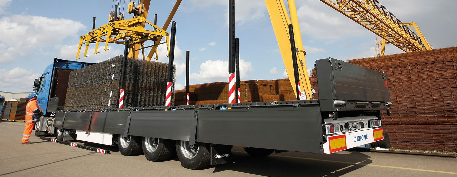 Profi Liner Multi Steel - Semi-remorque rideaux coulissants 12 000 kg - Système de calage innovant Krone_0