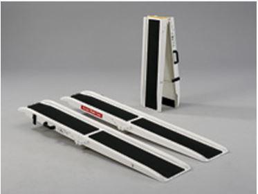 Rampe double pliante amovible en fibre de verre - Conformité Directive Européenne 93/42/CE - Capacité 300 kg_0