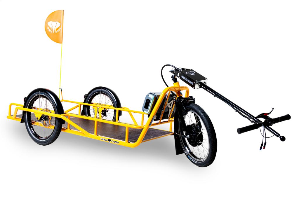 Remorque vélo à assistance électrique - eCarla - 200 kg de charge utile - 1,5 m³ - 50 km d'autonomie_0