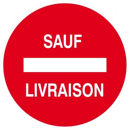 Sens interdit sauf livraison d.80mm TALIAPLAST | 624263_0