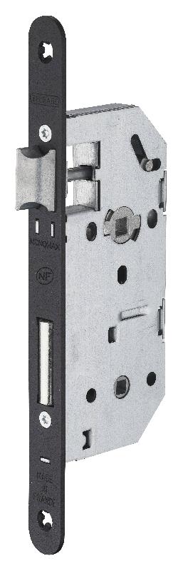Serrure Monomax NF - Axe 40 mm à condamnation, têtère noire - Marque Thirard_0