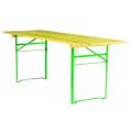 Table Vérona - pliante pour fêtes et manifestations - plateau en pin massif 28/30 mm - usage intensif_0
