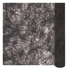 Thouy Chemin de table Romance noir en rouleau 0,30 x 10 m - 3661652002100_0