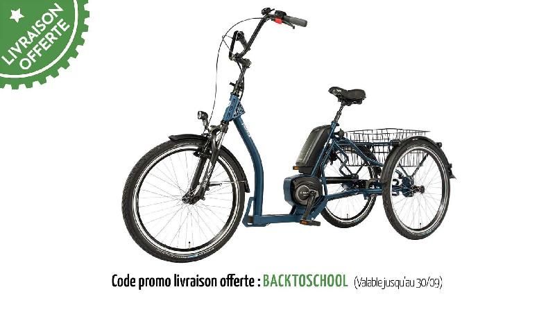 Tricycle électrique Roma - Moteur Bosch Active Line - Batterie Lithium-Ion 400Wh_1