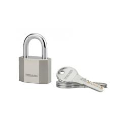 Cadenas à clé Octo, acier, chantier, anse acier, 40mm, 3 clés - THIRARD - gris 3150260900521_0