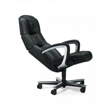 Fauteuil de direction Giroflex Leonardo 81 - Haut dossier, finition cuir, réglages ergonomiques_0