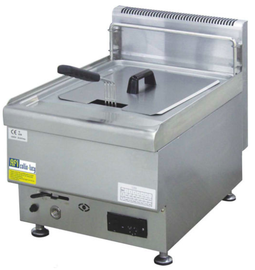 Friteuse à gaz à poser - 1 ou 2 cuves - 10L ou 2x10L - Thermostat de régulation et sécurité_0