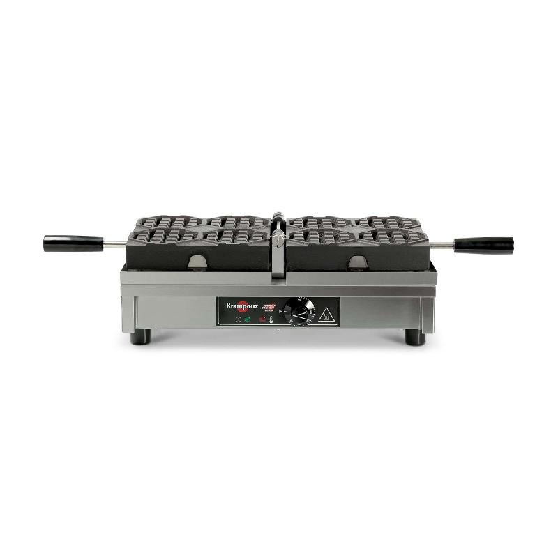 Gaufrier électrique professionnel sucette WECASA - basculement gauche/droite - 108 x 108 x 28 mm - 1800W_0