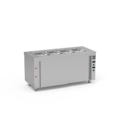 ITALCONCEPT Meuble bain-marie à eau avec réserve chaude (Meuble bain-marie à eau - Avec...) - 3667335124763_0