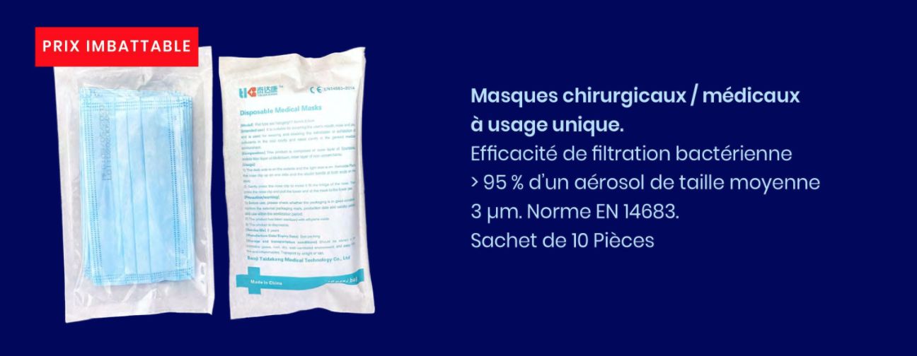 Masque chirugical 3 plis en14683 sachet de 10 pieces_0