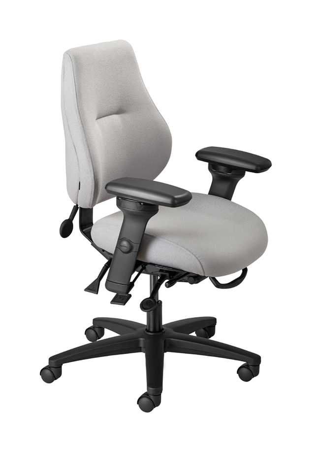 MyCentric - Chaise de bureau ergonomique ergoCentric avec anneau repose-pieds de 20 po et multiples options d'ajustement_0