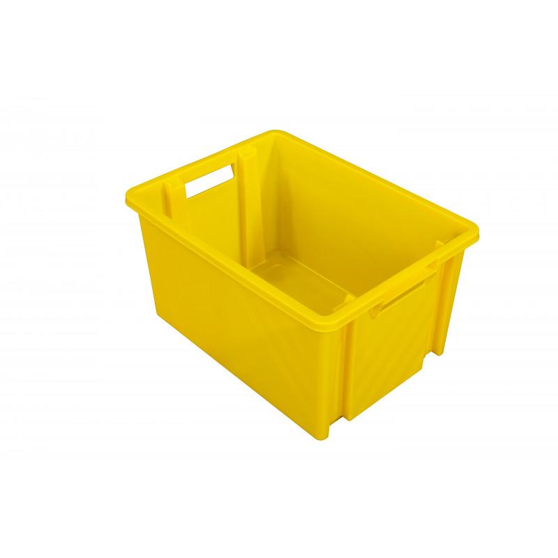 Novabac 18 litres jaune - empilable et emboitable NOVAP | 5201879_0