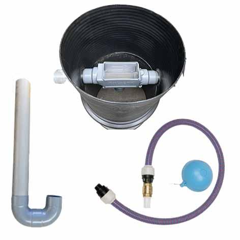 Pack basique - Rehausse en polyéthylène - Aspiration flottante avec tuyau, crépine et flotteur_0