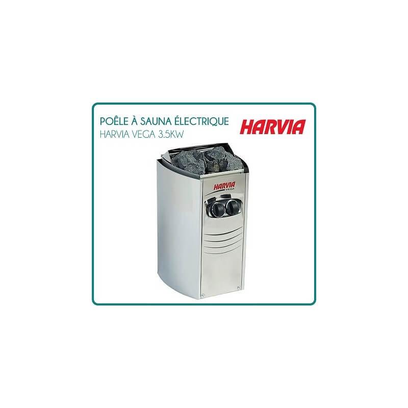 POÊLE À SAUNA ÉLECTRIQUE HARVIA VEGA COMPACT 3.5 KW