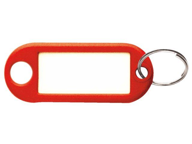 Porte étiquette rouge avec anneau boite de 100 pièces - STRAUSS - 420471 - 372205_0