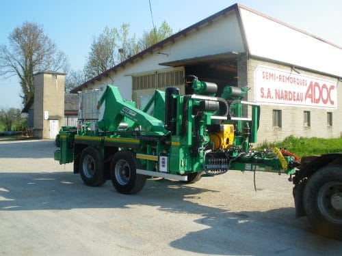 Remorque porte-touret - CU 25t - PTAC 19t - Chantier et route_0