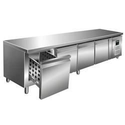 SARO Table réfrigérée sous plan avec tiroirs modèle UGN 4100 TN-4S - SAR-323-3117_0