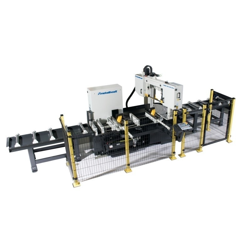 Scie à ruban Metallkraft HMBS 340 CNC DG X - entièrement automatique avec découpe angulaire +60° à -45° - Réf. 3691341_0