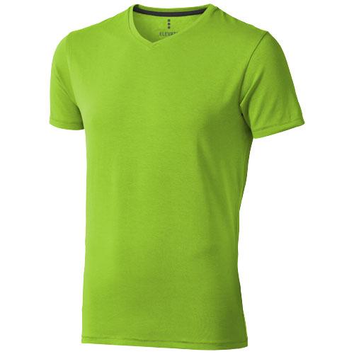 T-shirt bio manches courtes pour homme Kawartha - col V - coton biologique 95% - 200 g/m²_0