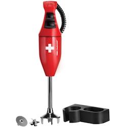 UNOLD ESGE-Zauberstab 90212 E 120 Select, inkl. Multimesser, Schlagscheibe, Wandhalter, Mixeur plongeant suisse/rouge, bis 10 U/Min - rouge 90212_0