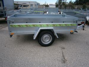 Remorque utilitaire 253x129x50 - 1 essieu - R261F113+ - 1300 kg PTC_0