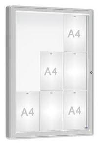 Vitrine extérieure coins arrondis anodisé - simple ou double face - de 9 à 30 A4_0