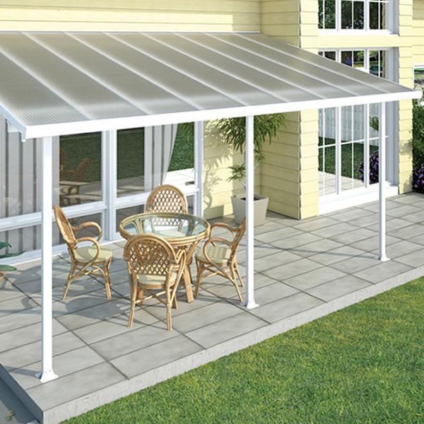 TOIT TERRASSE 3X6M BLANC - COUV'TERRASSE