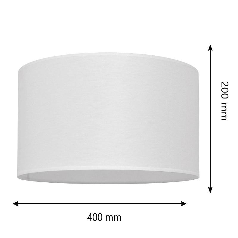 HELAM ABAT-JOUR ALBA, Ø 40 CM, E27, BLANC