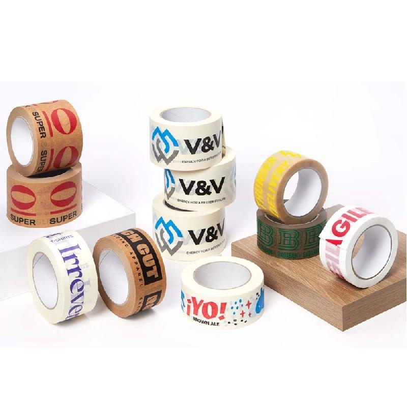 Adhésif personnalisable PVC solvant transparent x36 rouleaux impr.1 coul 50x100m_0