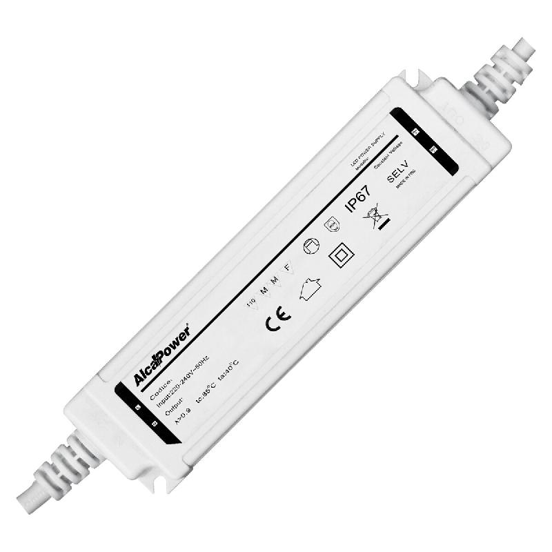 Alimentation à découpage Alcapower 12V 100W 8.3A IP67 étanche éclairage LED protection intégrée surcharges courts-circuits haute performance fia_0