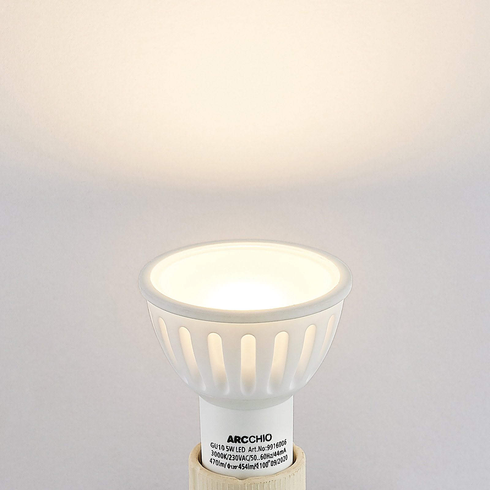 ARCCHIO RÉFLECTEUR LED GU10 120° 4,9W 3.000K