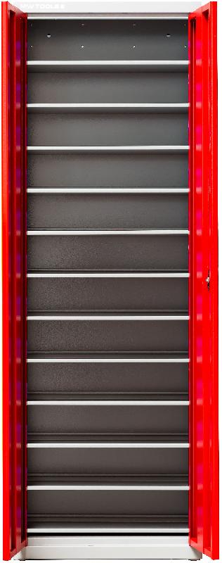 Armoire en acier avec portes 12 étagères MW-Tools DEBK48DL_0