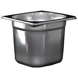 Bac Gastro Inox AISI 304 GN 1/6 Plein H. 150 mm - Gastroland - 3701666002670_0