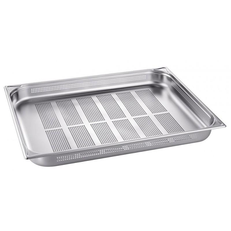 BAC GN BLANCO EN ACIER INOXYDABLE GN 2/1 AVEC PERFORATION DANS LE FOND - 20 MM, BOL