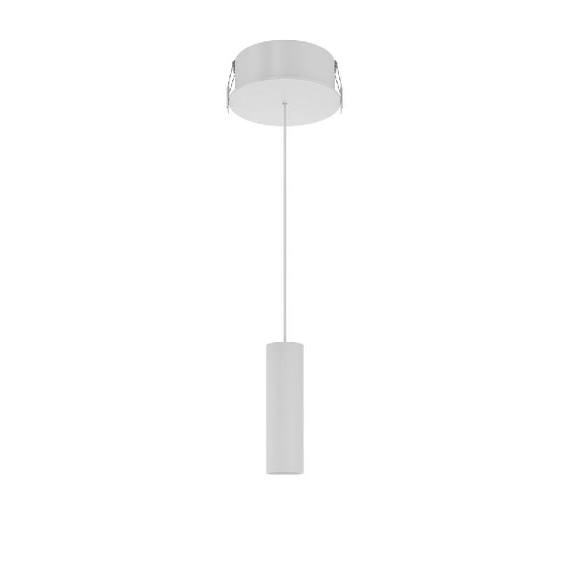 Base Nano Surface Ø75x33mm pour suspension modulaire Alp Space White Mate 5W avec interrupteur et technologie CCT - Beneito & Faure - blanc 843659020_0