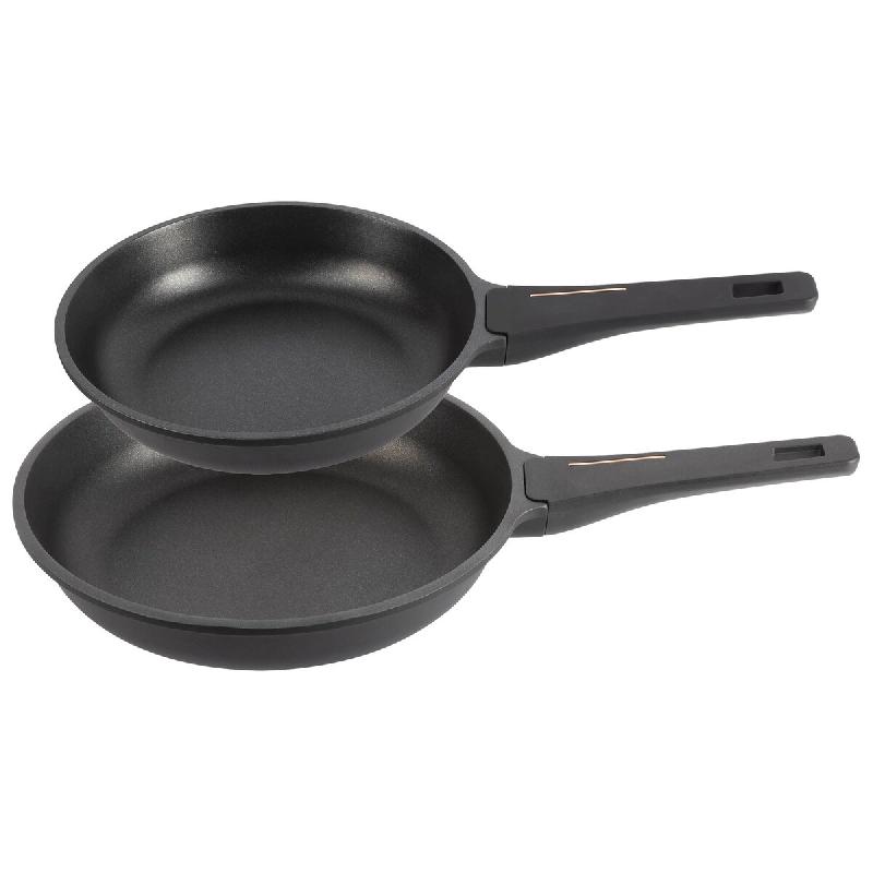 BERGNER - Jeu de poêles ø20/24 cm en aluminium coulé compatible induction - aluminium Q4864_0