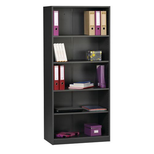 BIBLIOTHÈQUE MERCURE SANS PORTE 180X80 ALU - SIMMOB
