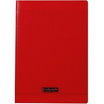 CAHIER 8000 POLYPRO, 210 X 297 MM, ROUGE - LOT DE 10