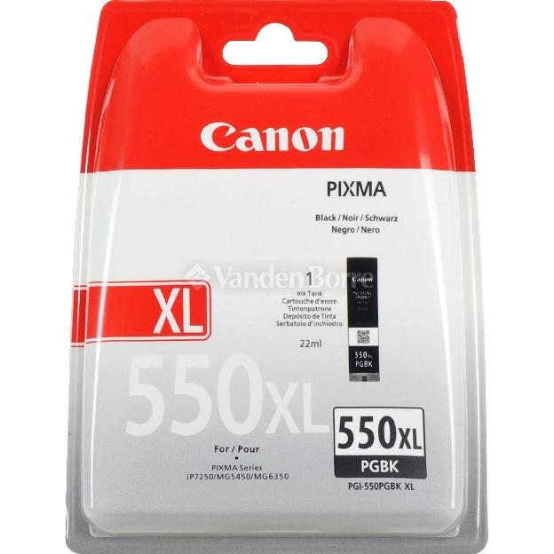 CARTOUCHE JET D\'ENCRE HAUTE CAPACITÉ PGI-550PGBK XL NOIR PIGMENTÉ - CANON - MANUTAN COLLECTIVITÉS
