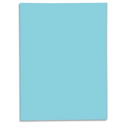 CHEMISE 1 RABAT EXACOMPTA SUPER 250 - CARTE 210 G - 24 X 32 CM - BLEU CLAIR - PAQUET DE 50