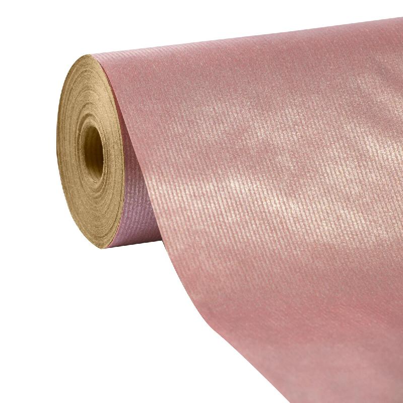 Clairefontaine Rouleau de papier kraft nature, 60 g/m², 50m x 0,70m, coloris rose - rose 507577C_0